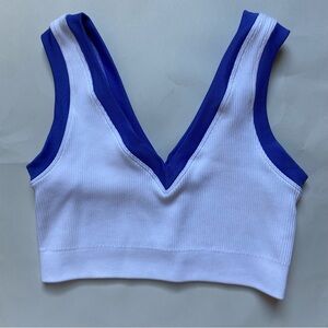 Aerie Offline seamless plunge sports bra